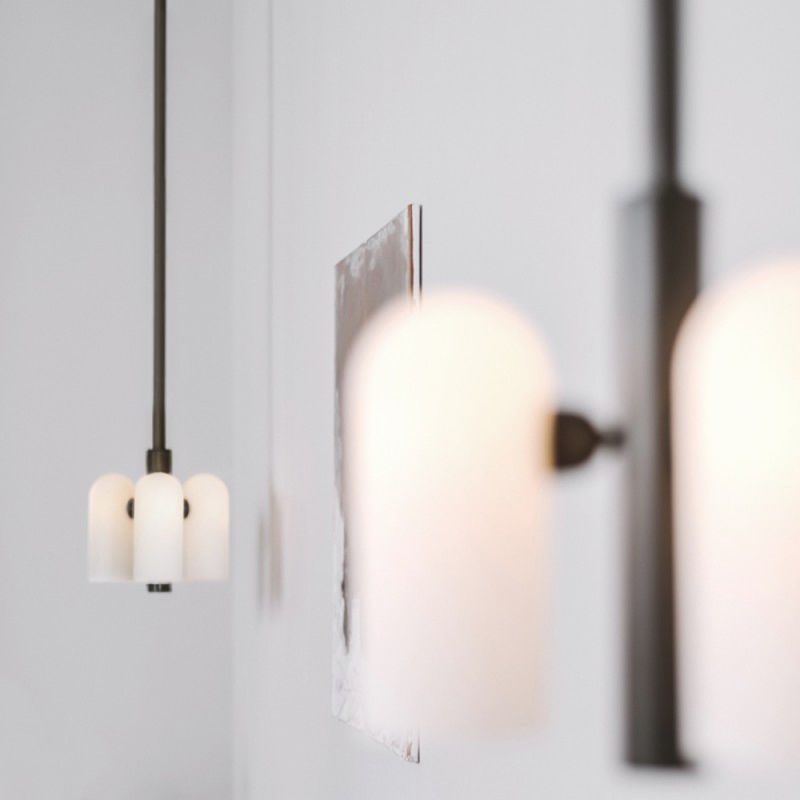 Schwung Odyssey 3 Black Gunmetal Chandelier